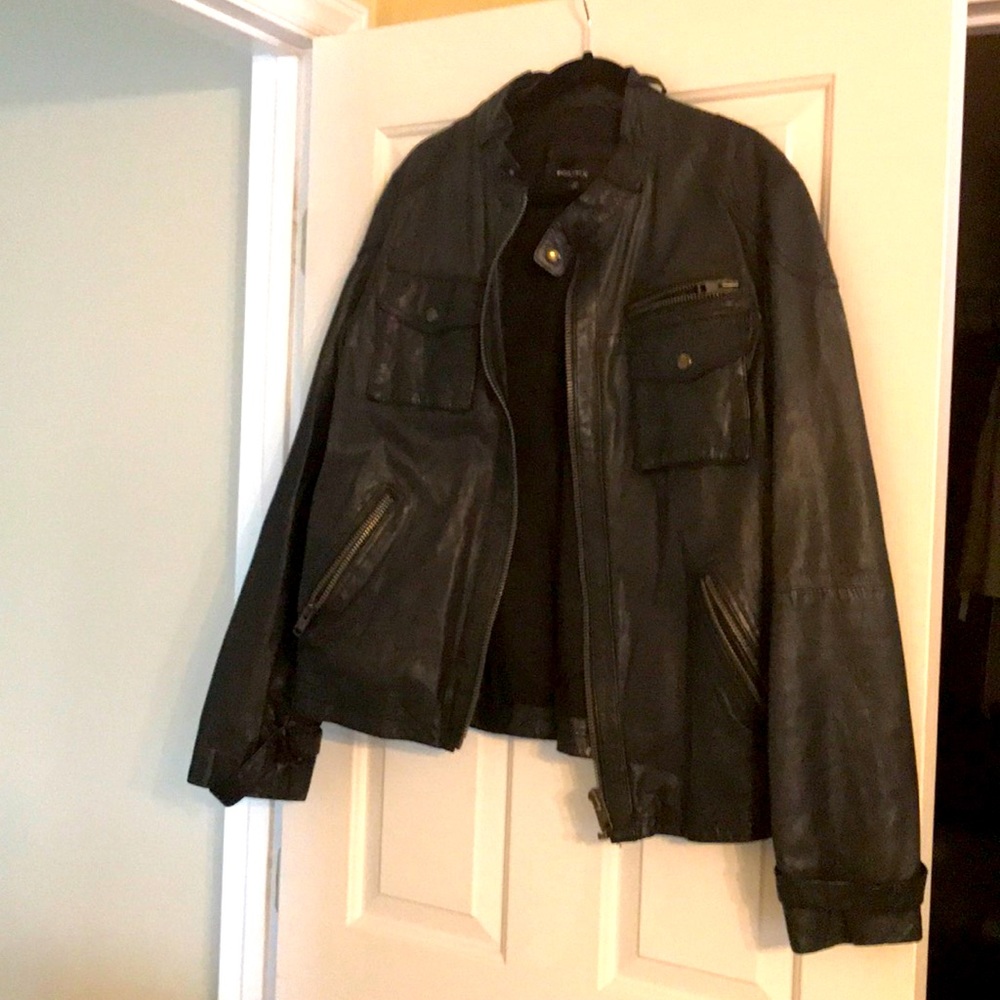 Politic leather jacket XL